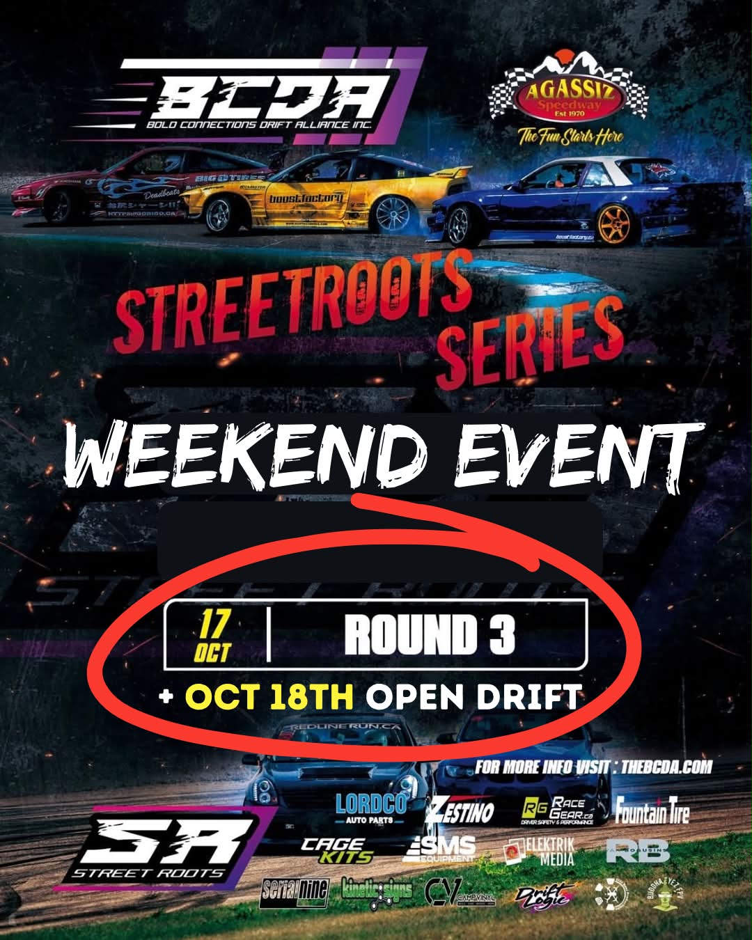 Oct 18th open drift at agassiz