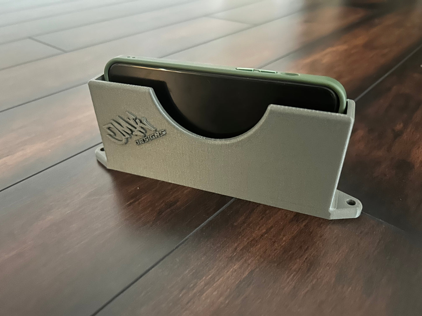 Race car cell phone holder.