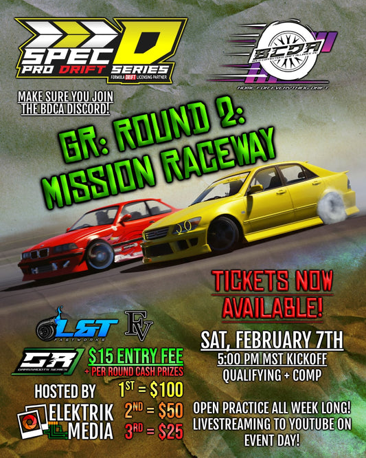 SpecD+BCDA  Virtual Drift Series