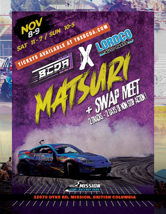 The BCDA + Lordco Matsuri & Swap Meet