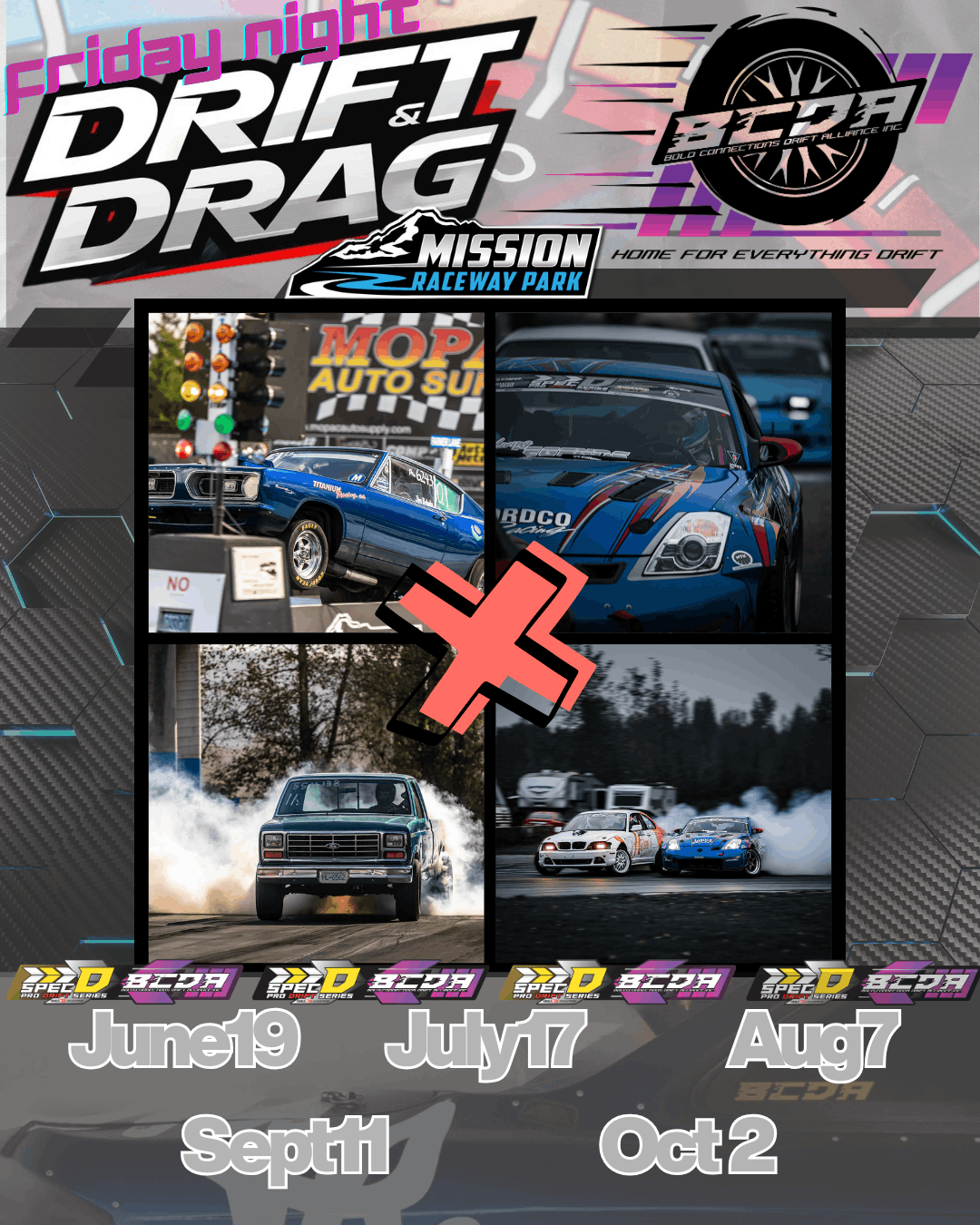 BCDA Friday Night Drift and Drag – June 19