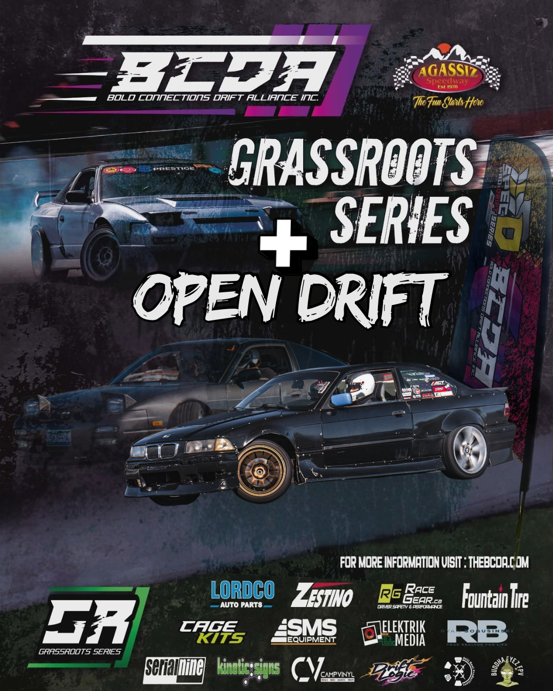 Grassroots Open Drift Poster