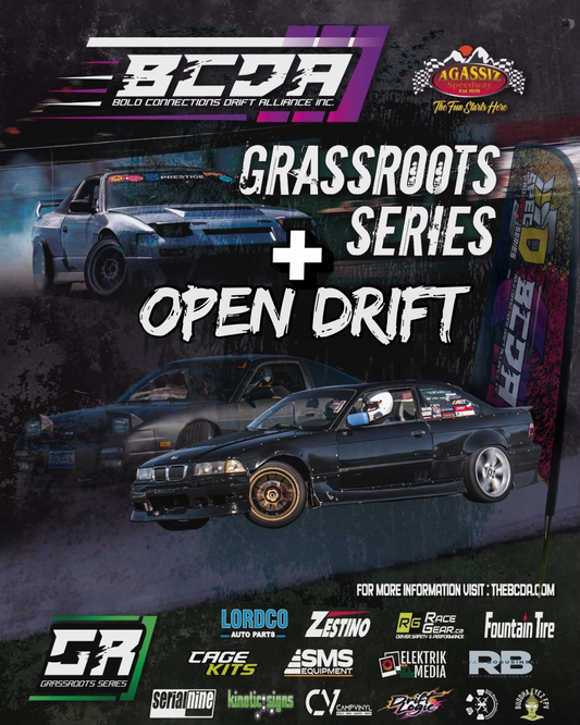 Grassroots Open Drift Poster